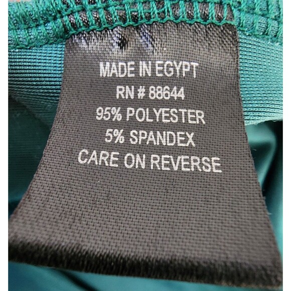 JM Studio by John Meyer Green Velvet Rhinestone Wrap Maxi Dress Size 20W - Picture 9 of 10